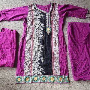 Printed Embroidery Kameez